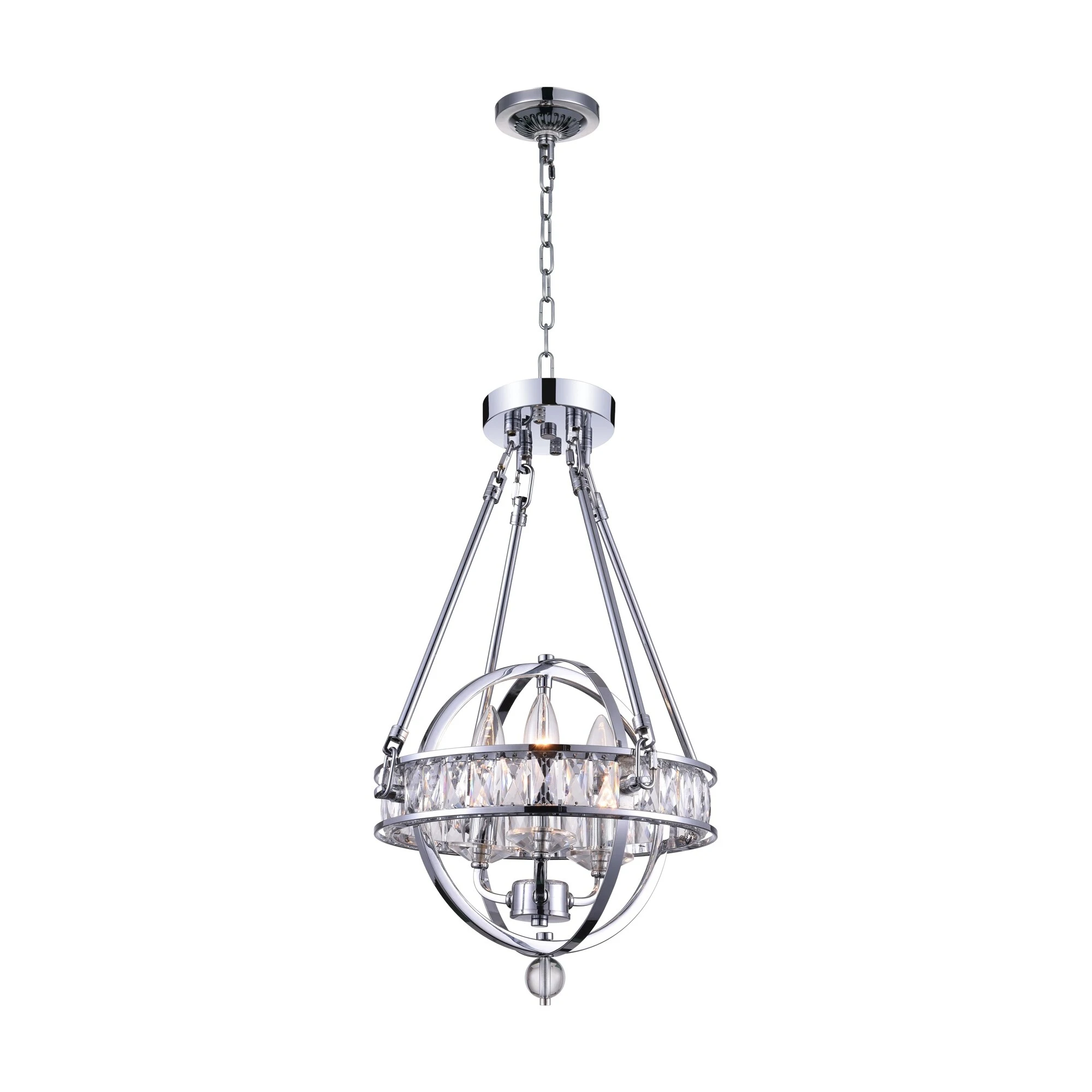 Arkansas 3 Light Mini Chandelier With Chrome Finish Shopping - The Best Deals on Chandeliers
