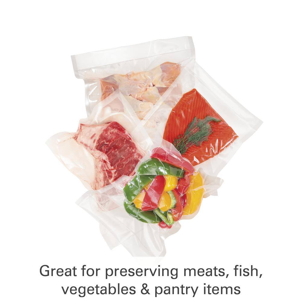 Hamilton Beach NutriFresh Clear Vacuum Sealer Bag Rolls 7-Roll Multi-Pack 78340