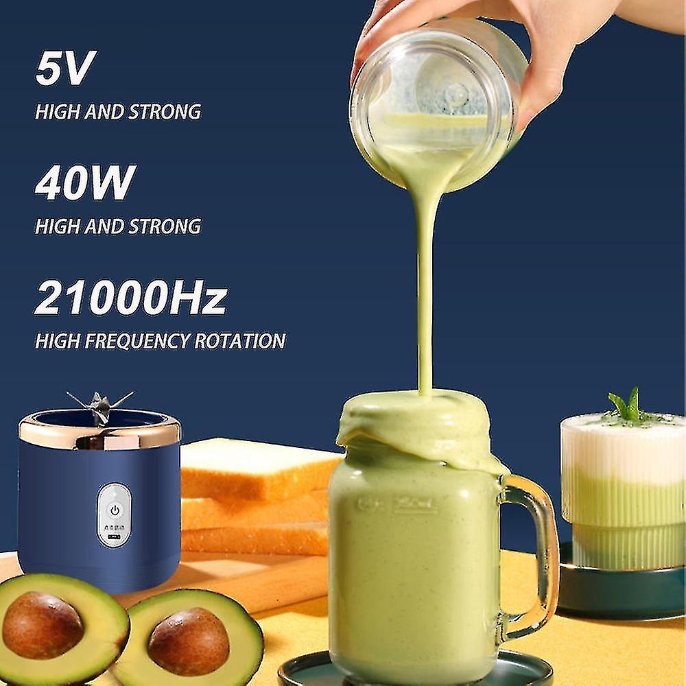 Portable Fruit Juicer For Outdoor Travel 6 Blades Juicer Cup Juicer Fruit Juice Cup Usb Charging