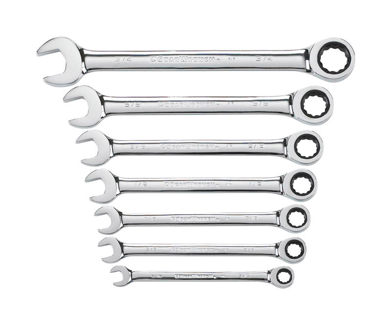 WRENCH SET SAE 7 PC