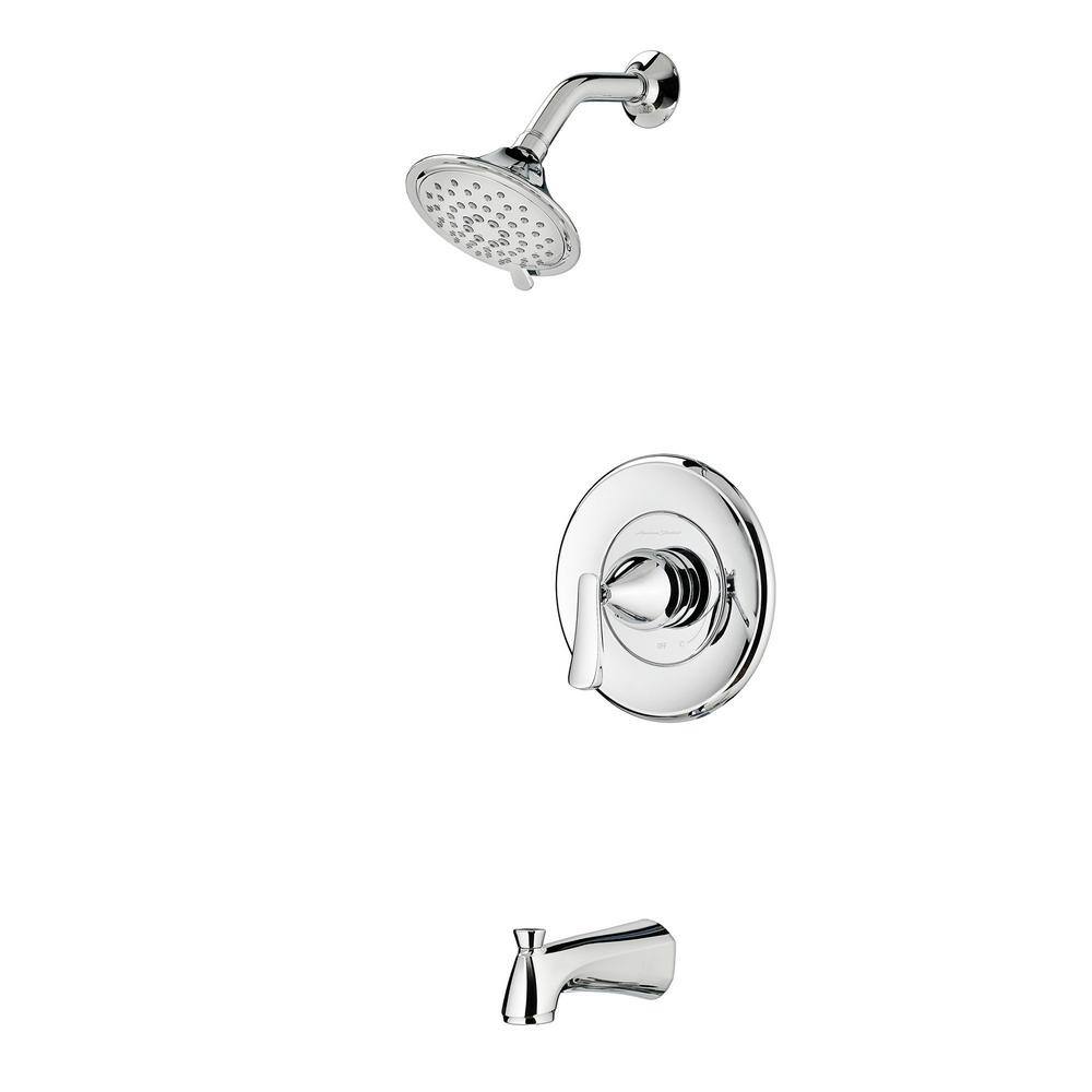 American Standard Chatfield Single-Handle 3-Spray Tub and Shower Faucet with 1.8 GPM in Chrome (Valve Included) 7413508.002