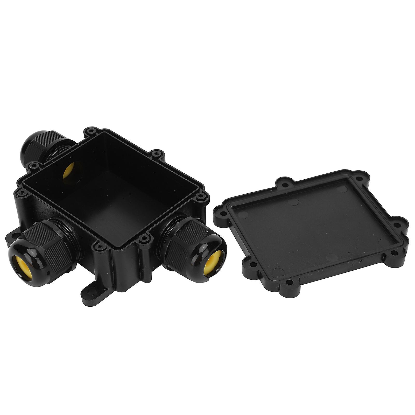 Waterproof Junction Box 3 Way Outdoor Electrical Cable Connector Case Ip68 Tb730