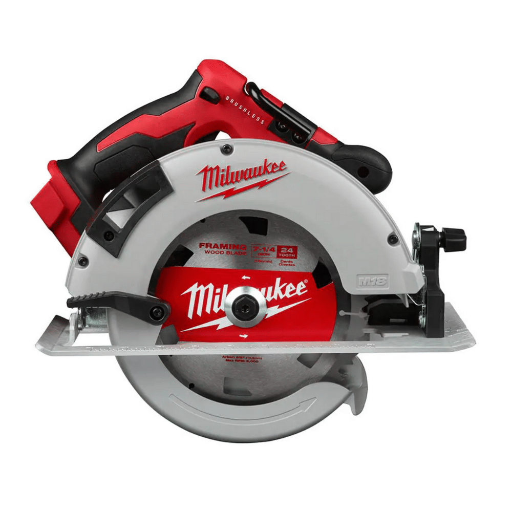 Milwaukee M18 18-Volt Lithium-Ion Brushless Cordless 7-1/4 in. Circular Saw， Tool-Only (2631-20)