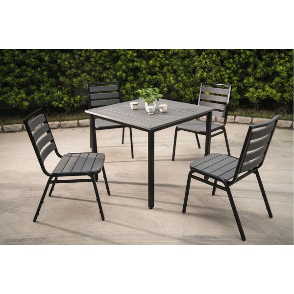 Lorell Charcoal Outdoor Chair