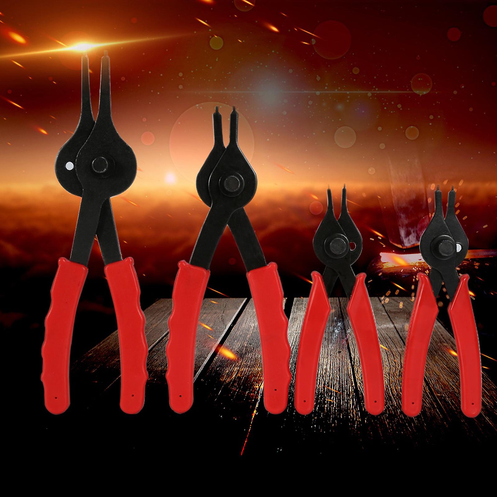 11 Pcs Universal Mechanics Internal and External Circlip Plier Tool Set Snap Ring Pliers New