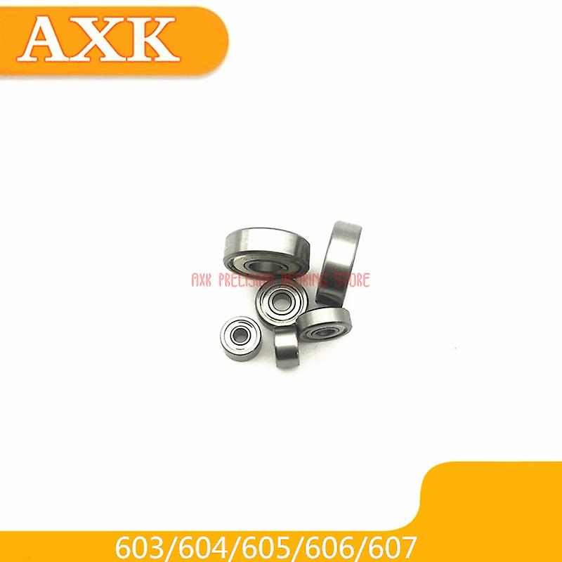 Rushed Rolamentos Free Shipping Axk High Quality 10 Pcs 603zz 604zz 605zz 606zz 607zz Miniature Deep Groove Ball Bearings