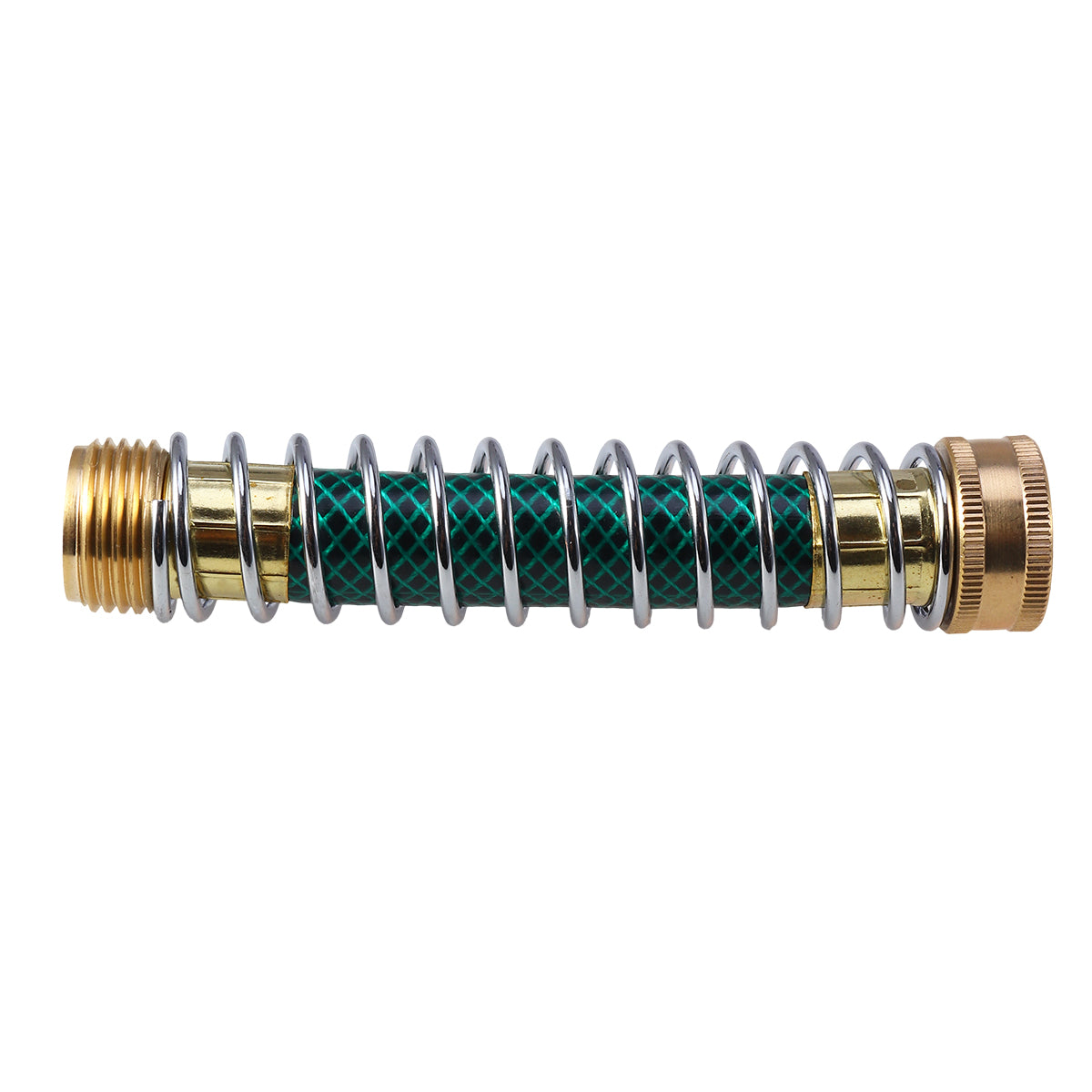 NICEXMAS Brass Quick Connection Spring Hose Tube Pipe Connector for Home Garden Irrigation Lead (Green)