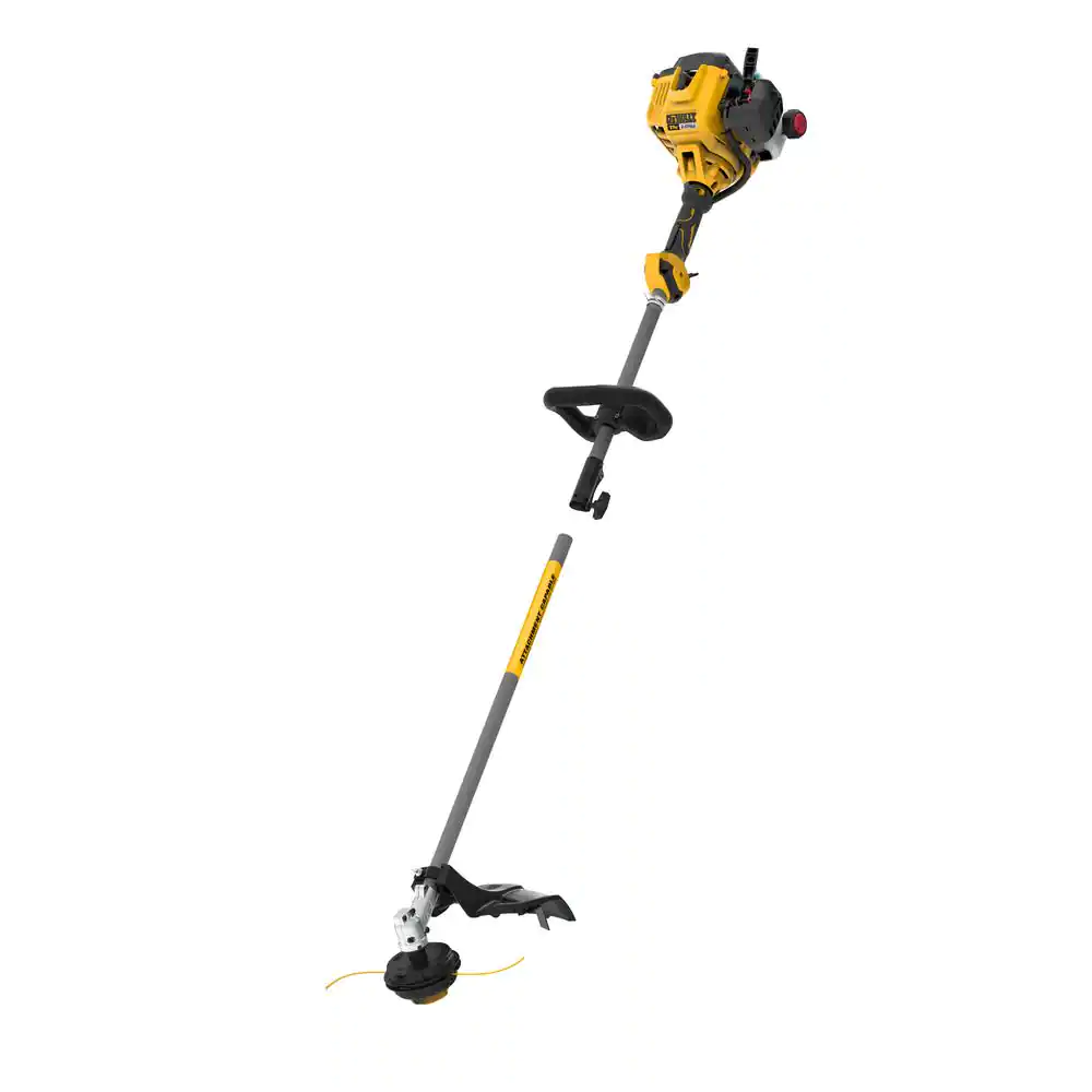 DEWALT DXGST227SS 27 cc 2-Stroke Gas Straight Shaft String Trimmer with Attachment Capability