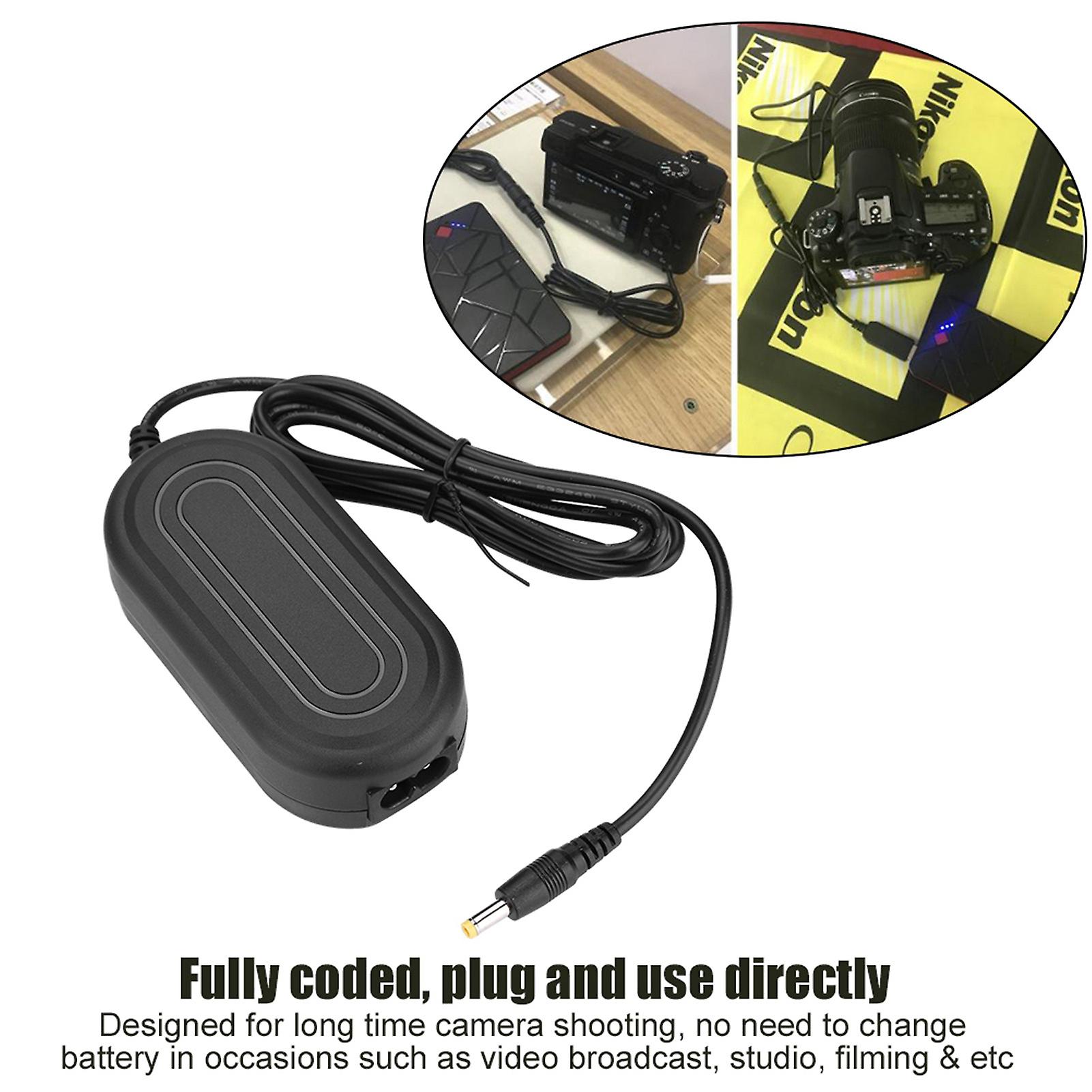 Ep-5a Ac Power Adapter Dc Coupler Charger Replace En-el14 For Nikon D5600 D5500 Dc5300(us Plug)