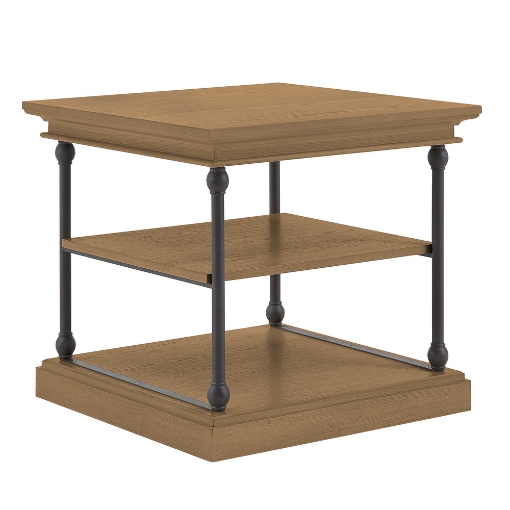 Barnstone Cornice Accent Storage Side Table by iNSPIRE Q Artisan