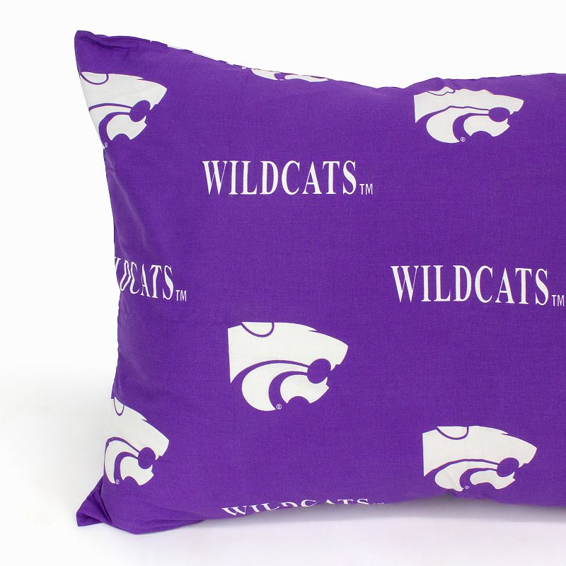 NCAA Kansas State Wildcats Set of 2 King Pillowcases