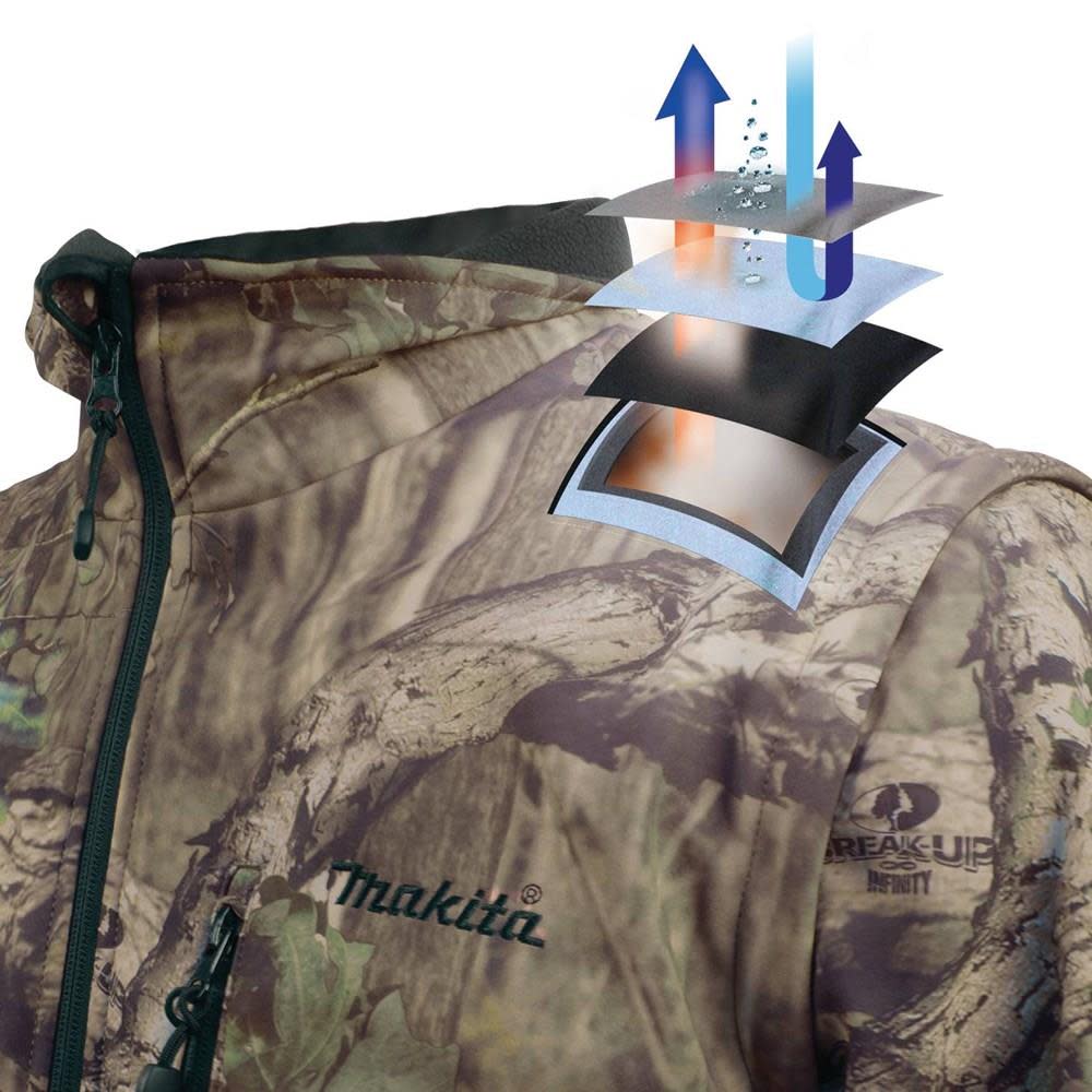 18V LXT Mossy Oak Heated Jacket (Jacket Only) ; 3XL ;