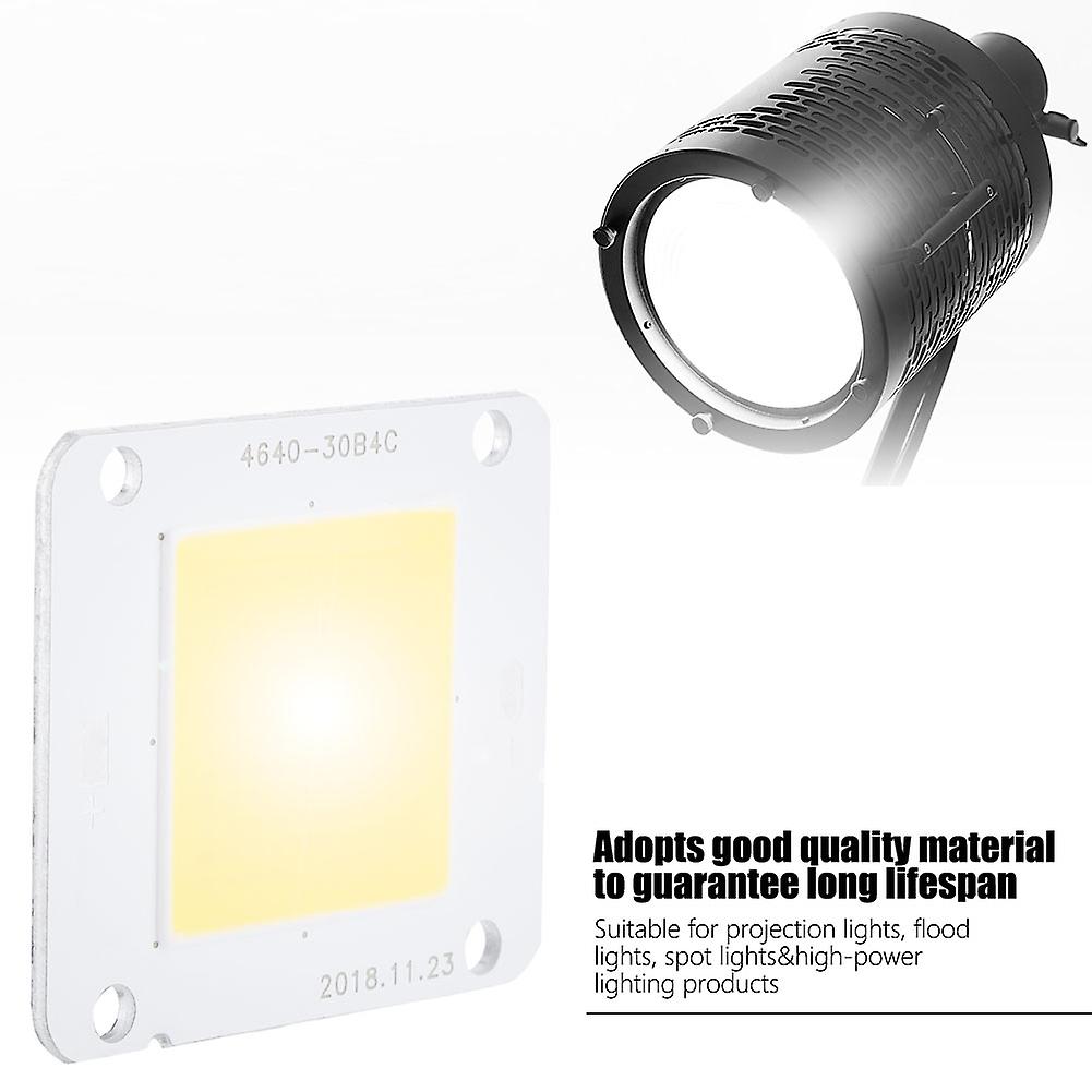 50W Projection Light Source Long lasting Bright COB Integrated LED Light(Warm White 3000-3200K)