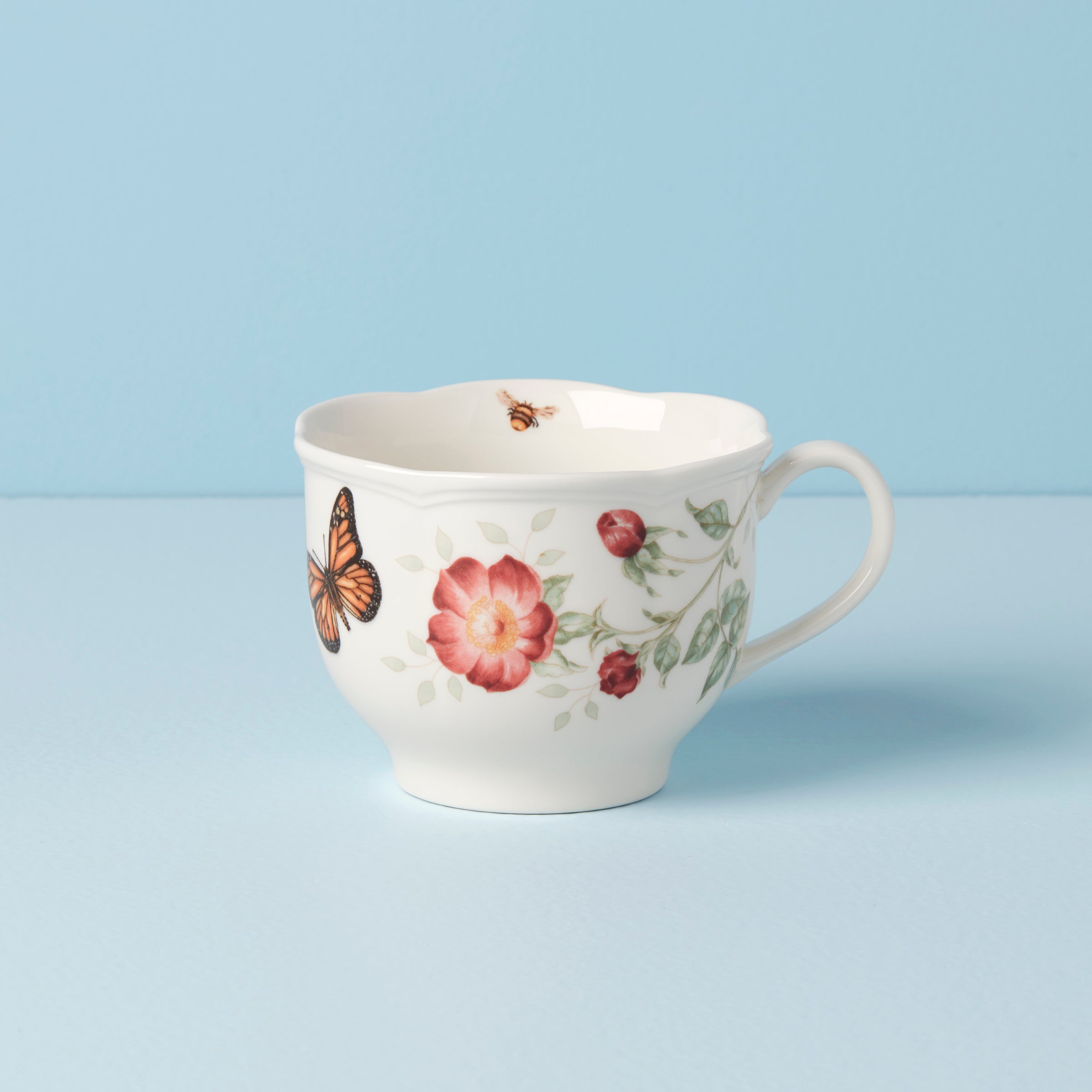 Butterfly Meadow 2-Piece Latte Mug Set