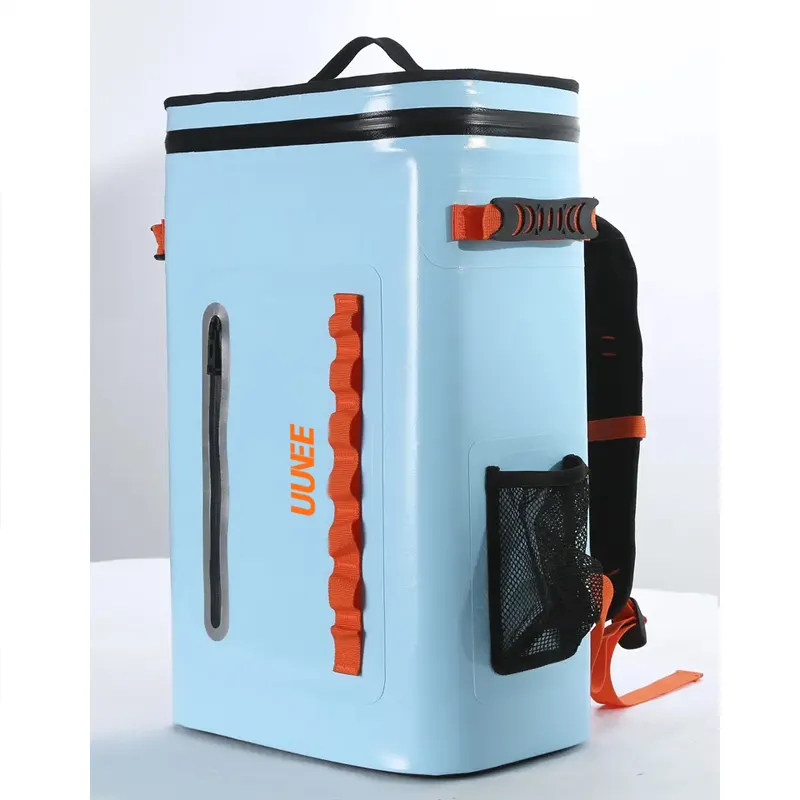 Outdoor TPU/PVC Can Portable Soft Cooler Insulated Soft Sided Waterproof Leakproof Portable Cooler Backpack