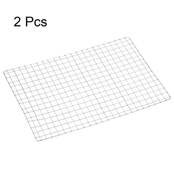 2pcs Square BBQ Grill Net 7.9