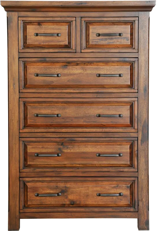 Hillcrest Brown Chest of Drawers