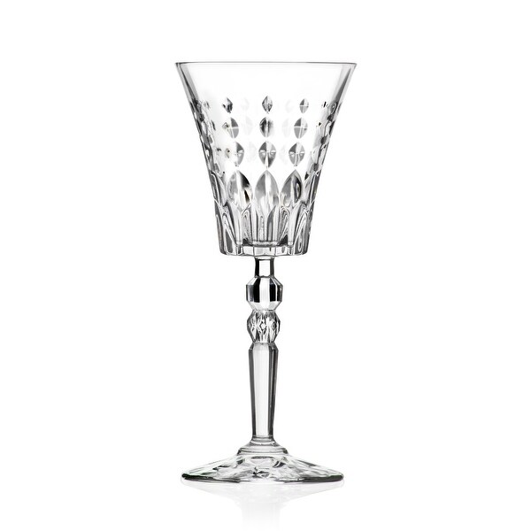 Wine Glass Water Glasses Set of 6 Goblet 10 oz. by Majestic Gifts Inc. Made in Europe