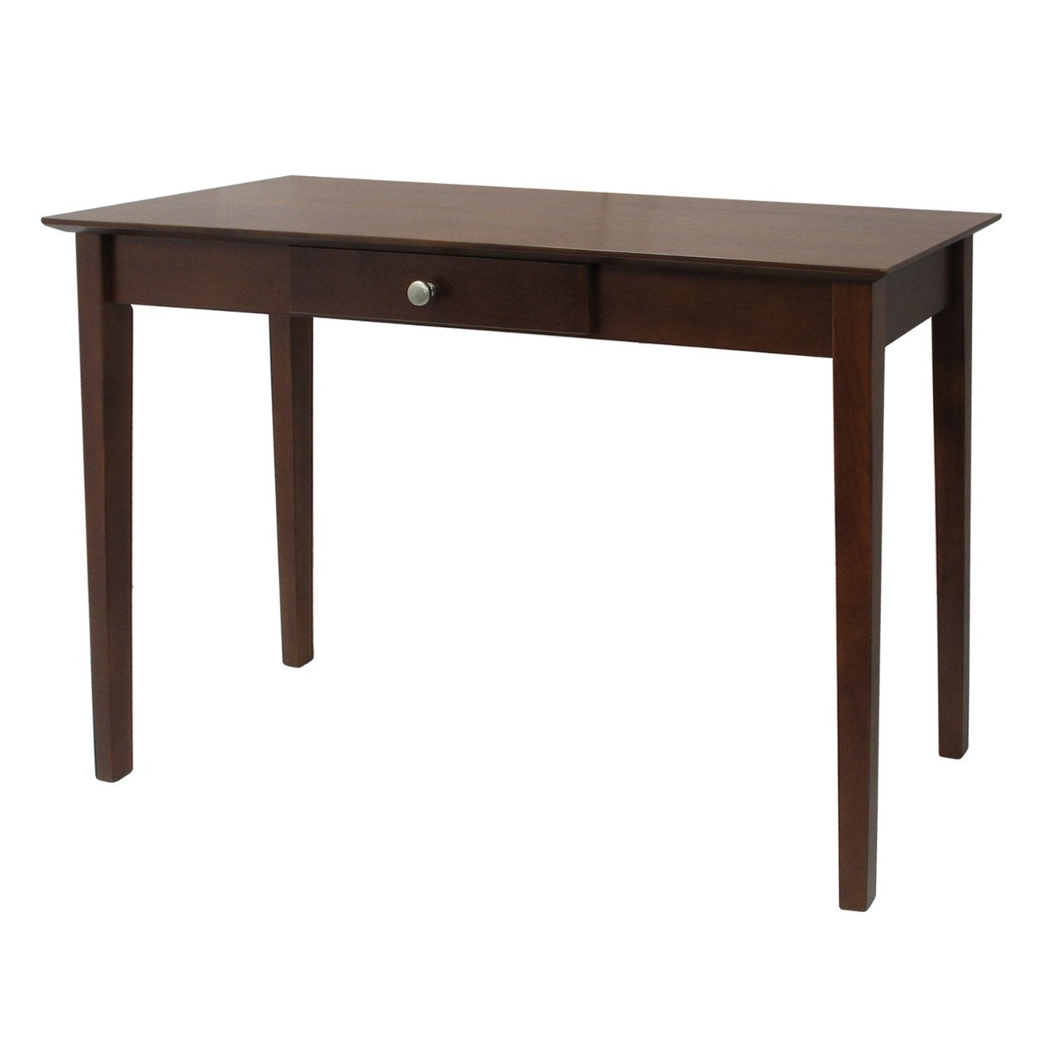 Console Table Laptop Computer Desk Sofa Table in Walnut Finish - 44