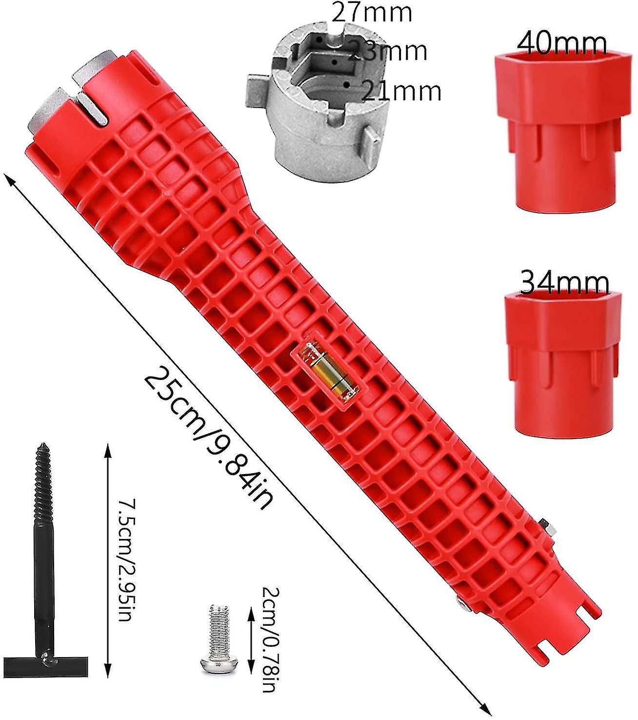 8 In 1 Faucet and Sink Installer Wrench For Kitchen Plumbing Repair Faucet Wrench Sink Installer Tool