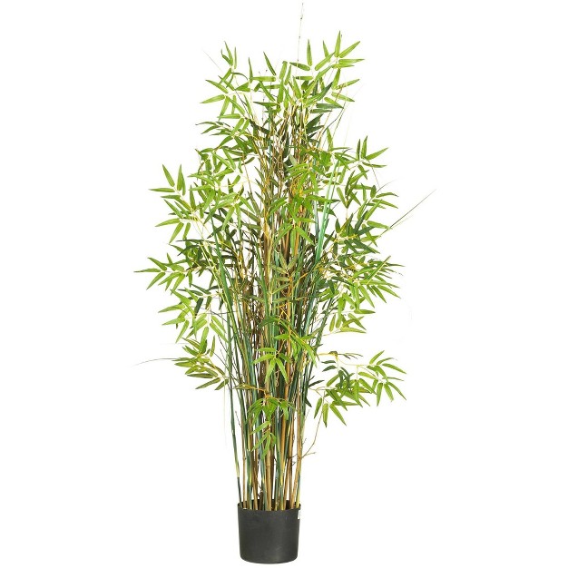 Nearly Natural 5-ft Bamboo Grass Silk Plant