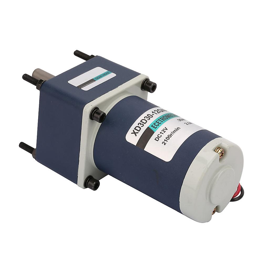 12v/30w Electric Permanent Magnet Dc Gear Motor 1800/2100rpm Reduction Geared Motor(#10)