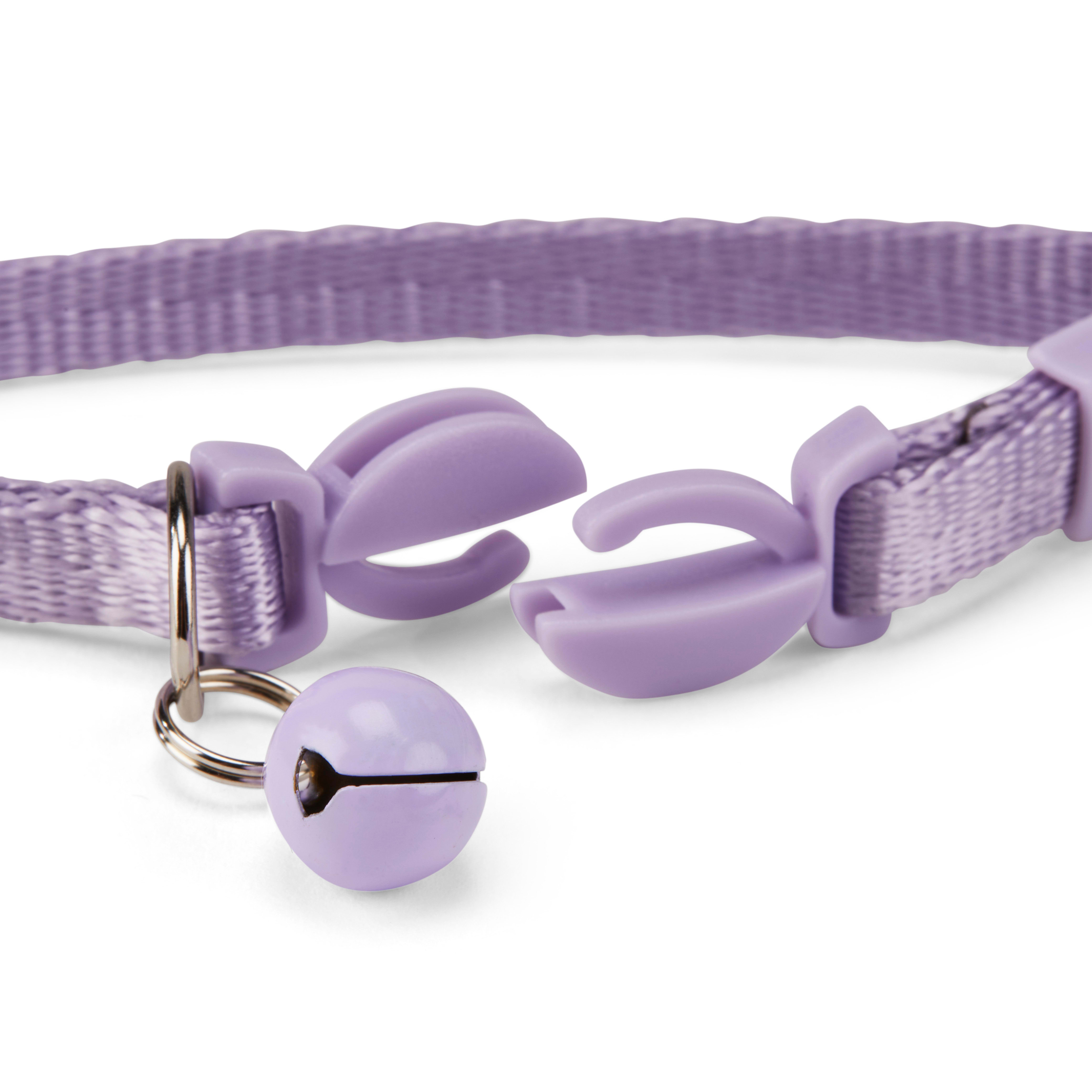 YOULY The Classic Lavender Breakaway Kitten Collar