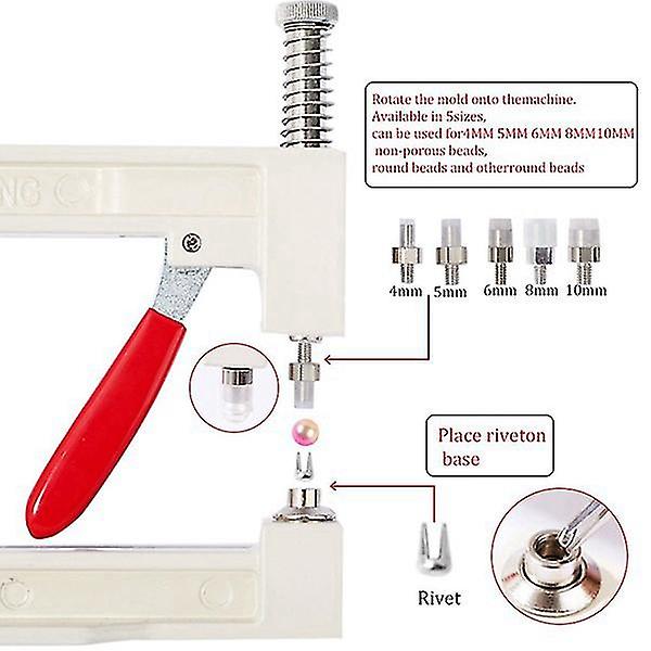 Manual Punching Diy Pearl Setting Machine Hand Press For Clothes