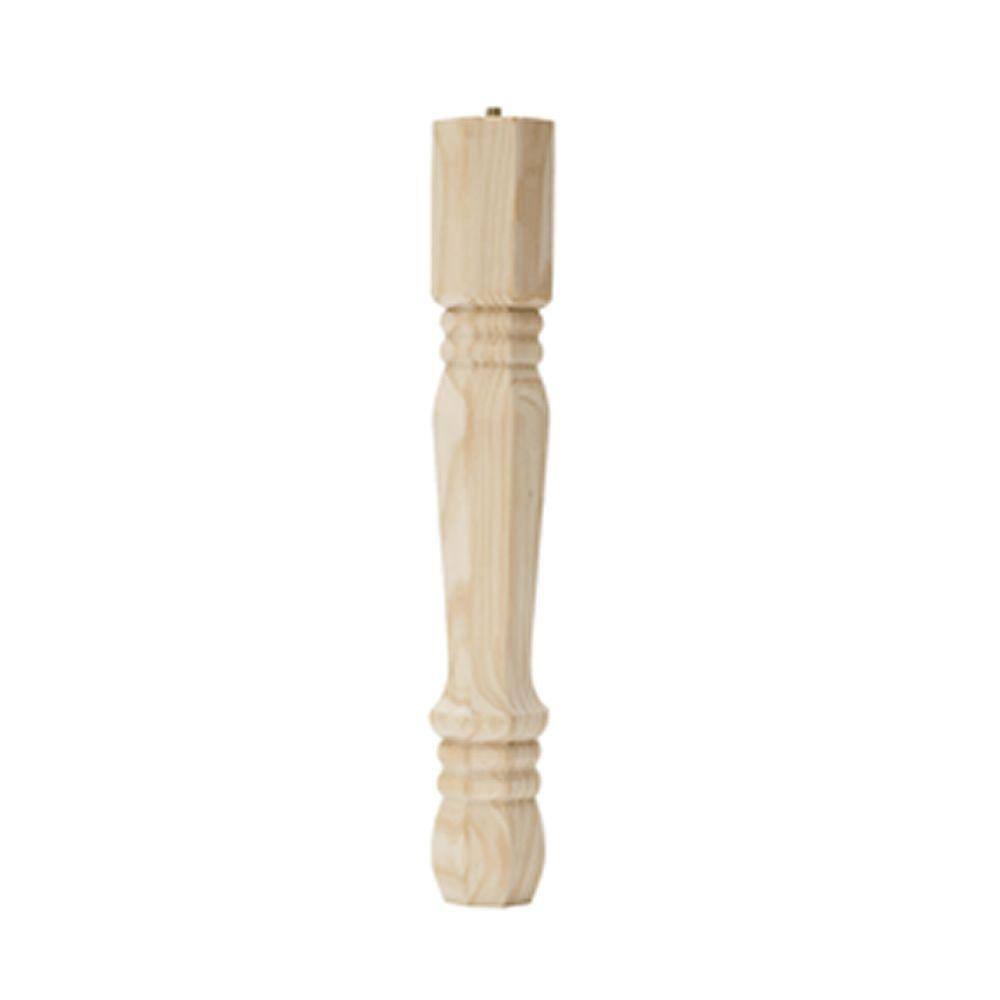 Waddell WAD2414 2-18 in. x 2-18 in. x 14 in. Pine Traditional Leg 10001527