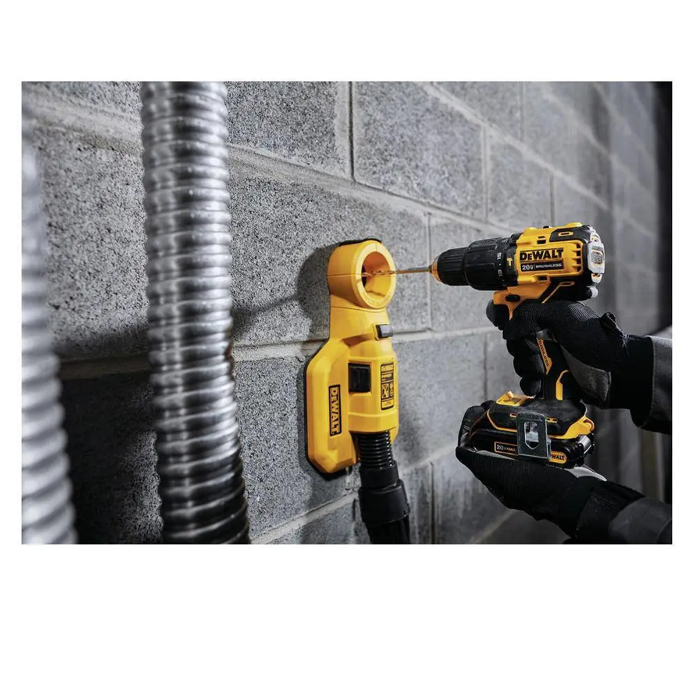 DEWALT ATOMIC 20V MAX Cordless Brushless Compact 14 in. Impact Driver Kit and ATOMIC Brushless Compact 12 in. Hammer Drill DCF809C2WCD709B