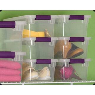 Sterilite 6 Qt. ClearView Latch Box Storage Bin Container (12-Pack) 12 x 17511712