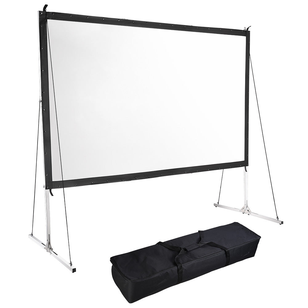 InstaHibit Outdoor Portable Projection Screen w/ Stand 16:9 120