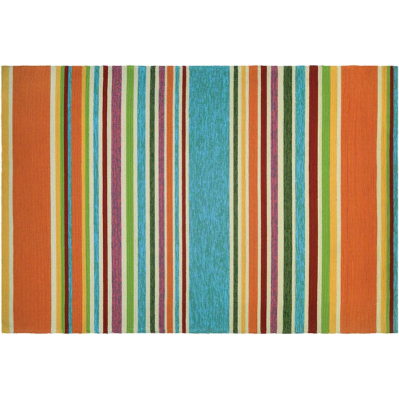 Couristan Covington Sherbet Striped Indoor Outdoor Rug