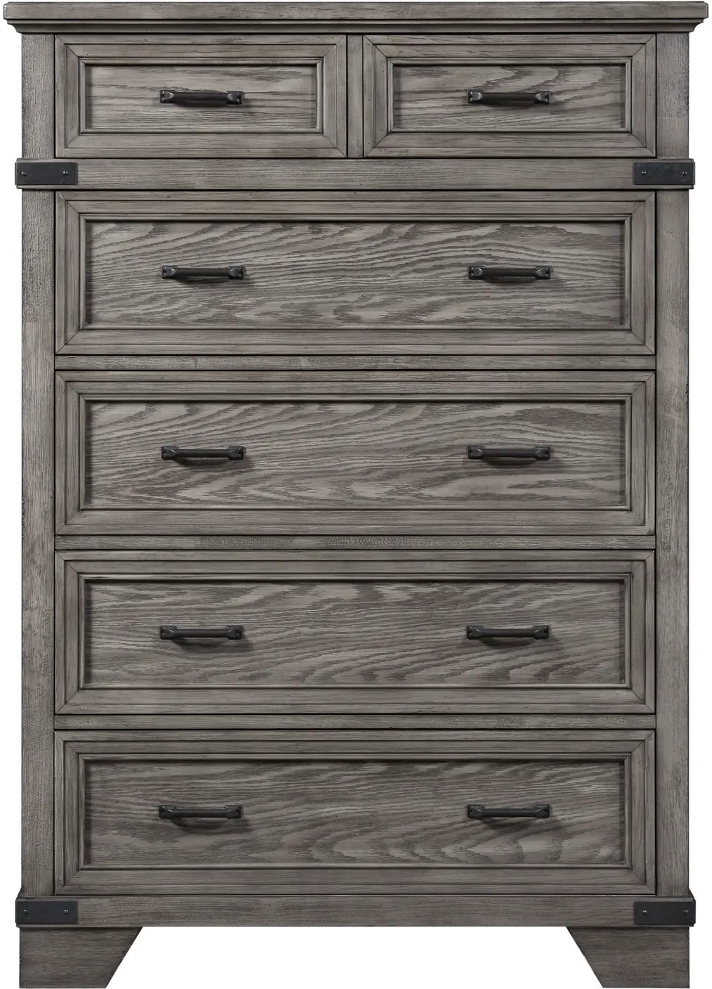 Forge Pewter Gray Chest of Drawers