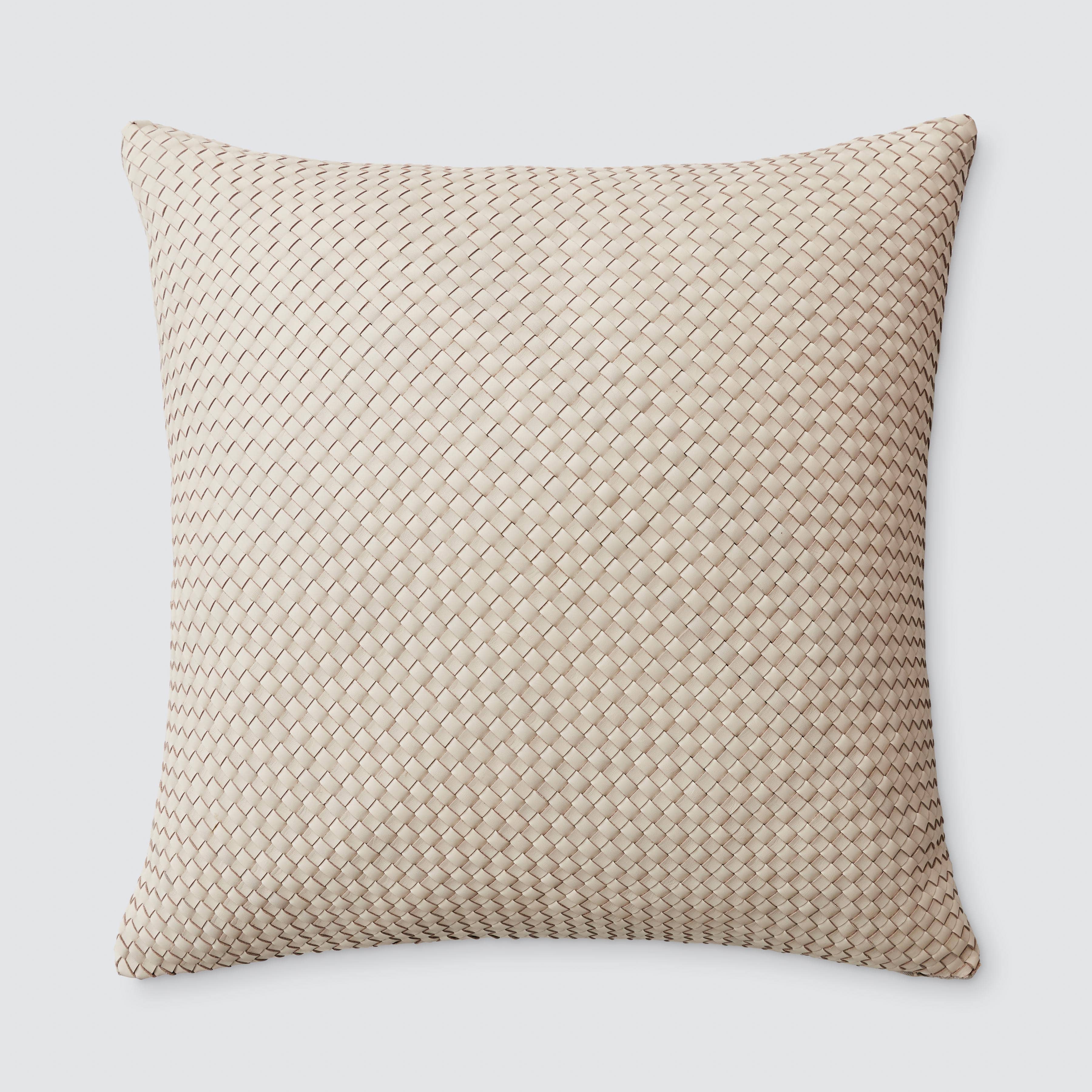 Dhara Leather Square Pillow