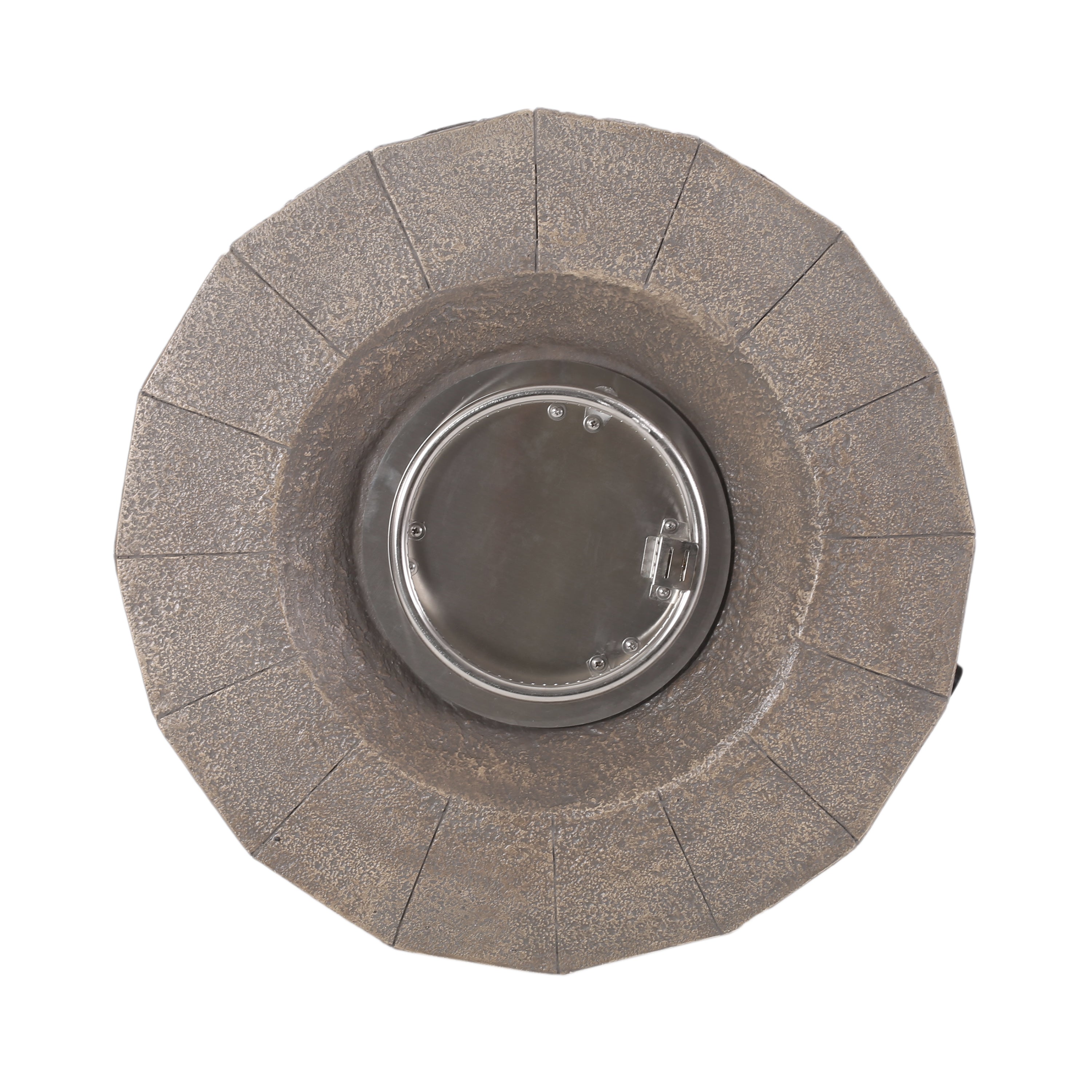 Kaur Outdoor Lightweight Concrete Circular Fire Pit