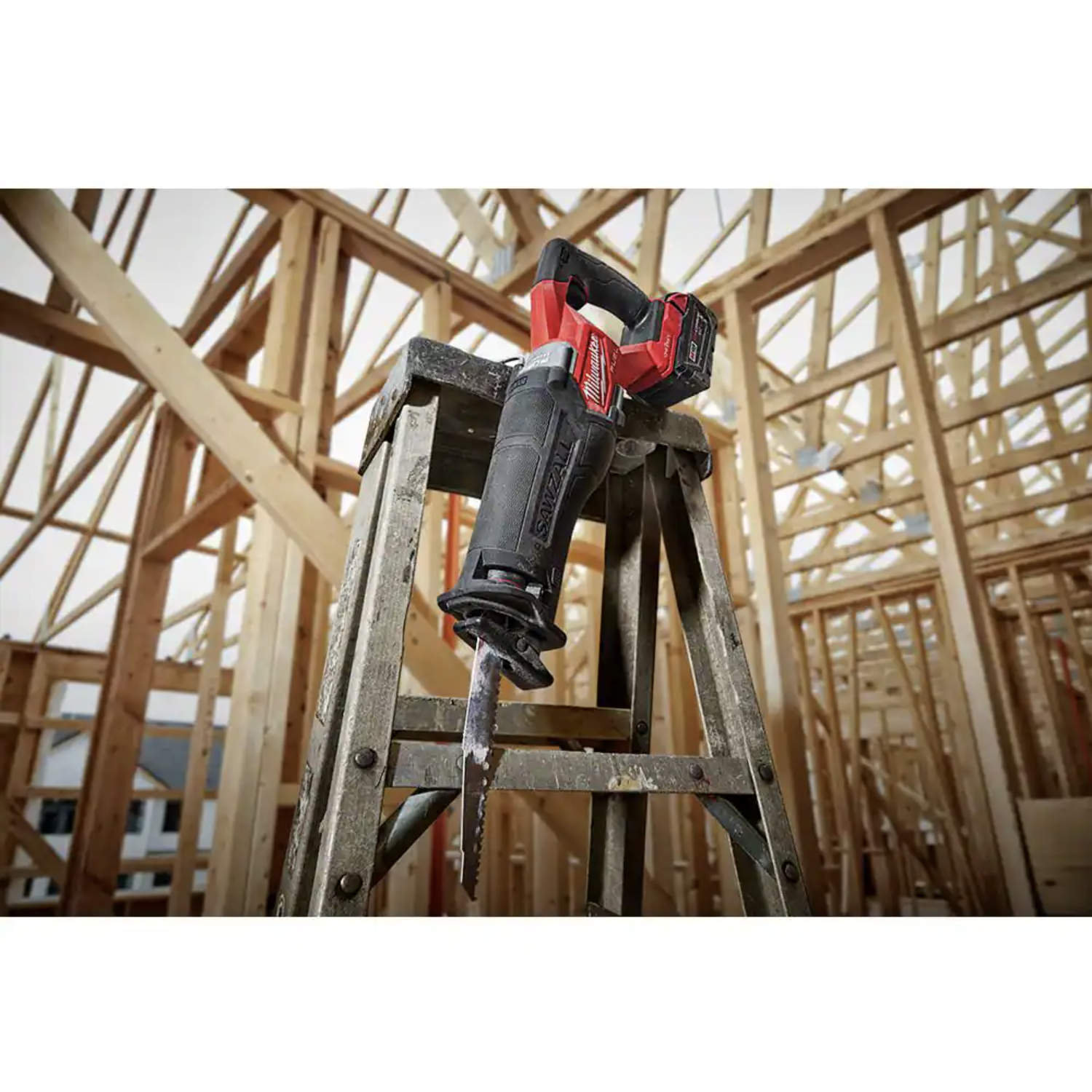 Milwaukee M18 FUEL One-Key 18V Lithium-Ion Brushless Cordless SAWZALL Reciprocating Saw， Tool-Only (2822-20)