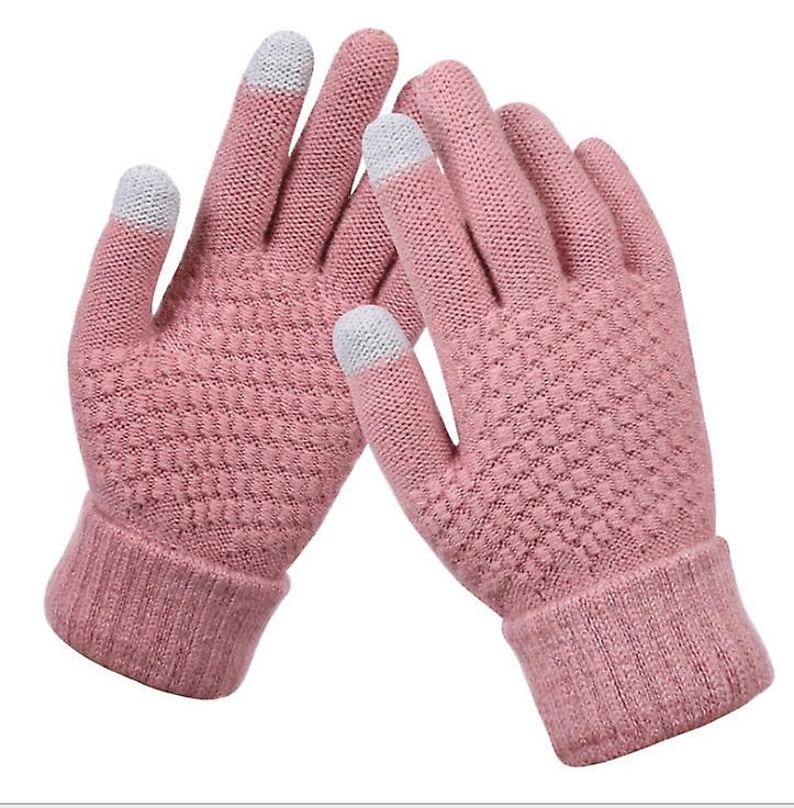 Women Gloves Crochet Knitted Autumn Winter