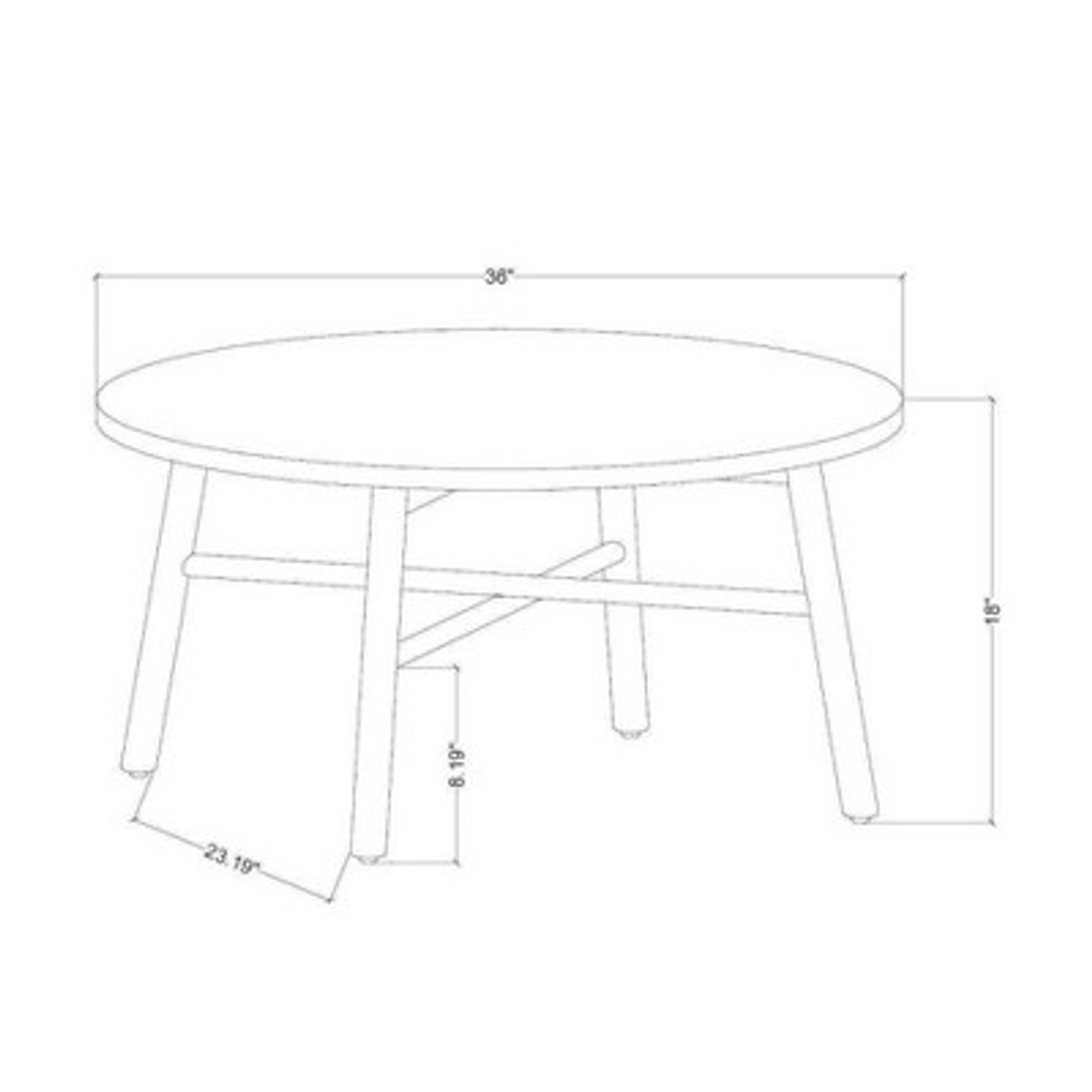 Shaker Coffee Table Black - Hearth and Hand with Magnolia