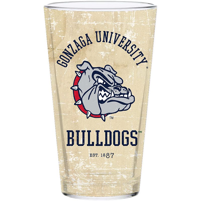 Gonzaga Bulldogs 16oz. Retro Pint Glass