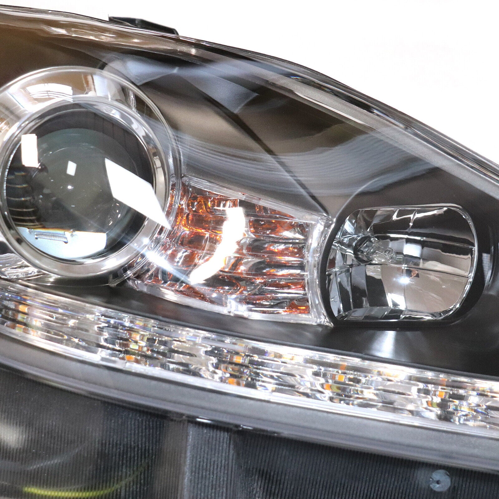 For 2006-2012 Lexus IS250 IS350 Projector Headlights Sequential Turn LED DRL Bar L+R Side