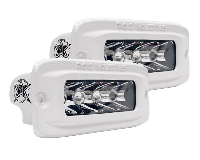 Rigid Industries Marine SR-Q Flush Mount Spot LED Light - Pair - 96521