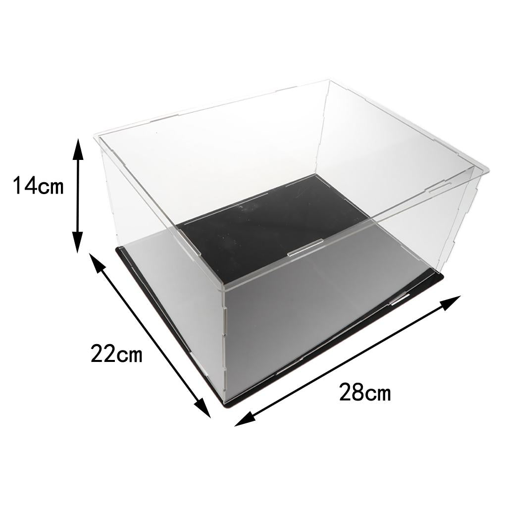 Clear Acrylic Display Cases Action Figures Toys Protective Storage Case