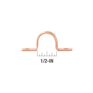 Everbilt 12 in. Copper Tube Strap (5-Pack) A 02529EB