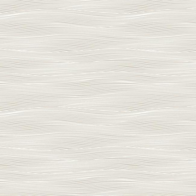 Sample Kimono Wallpaper in Beige from the Tea Garden Collection