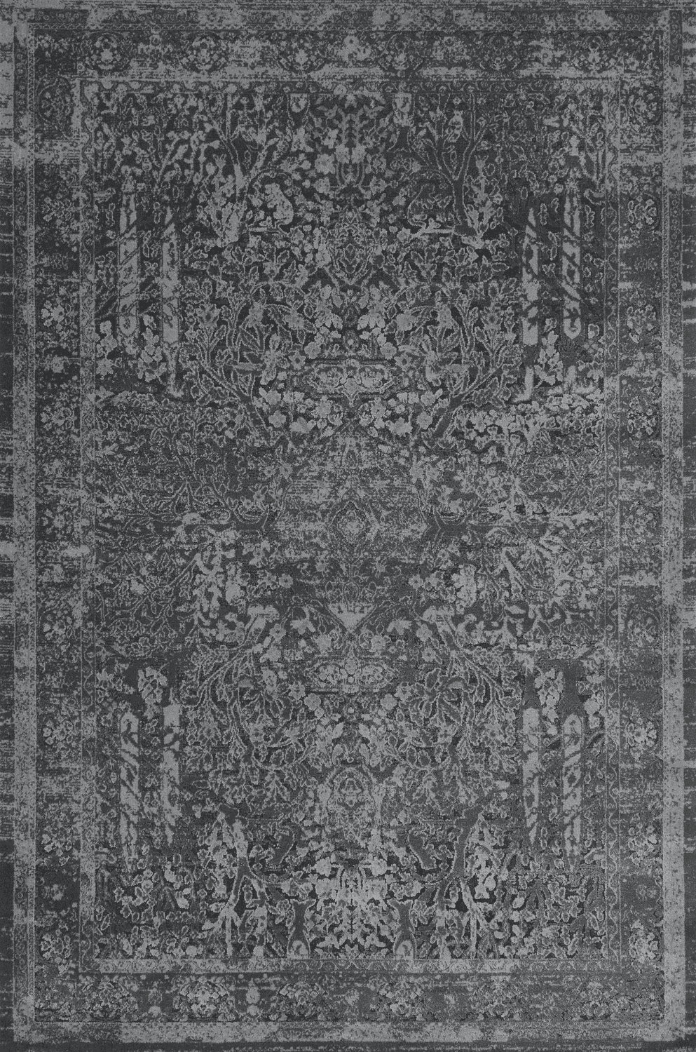 Everly Grey & Grey Rug SAMPLE