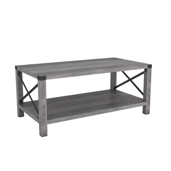 Modern 2-Tier Coffee Table