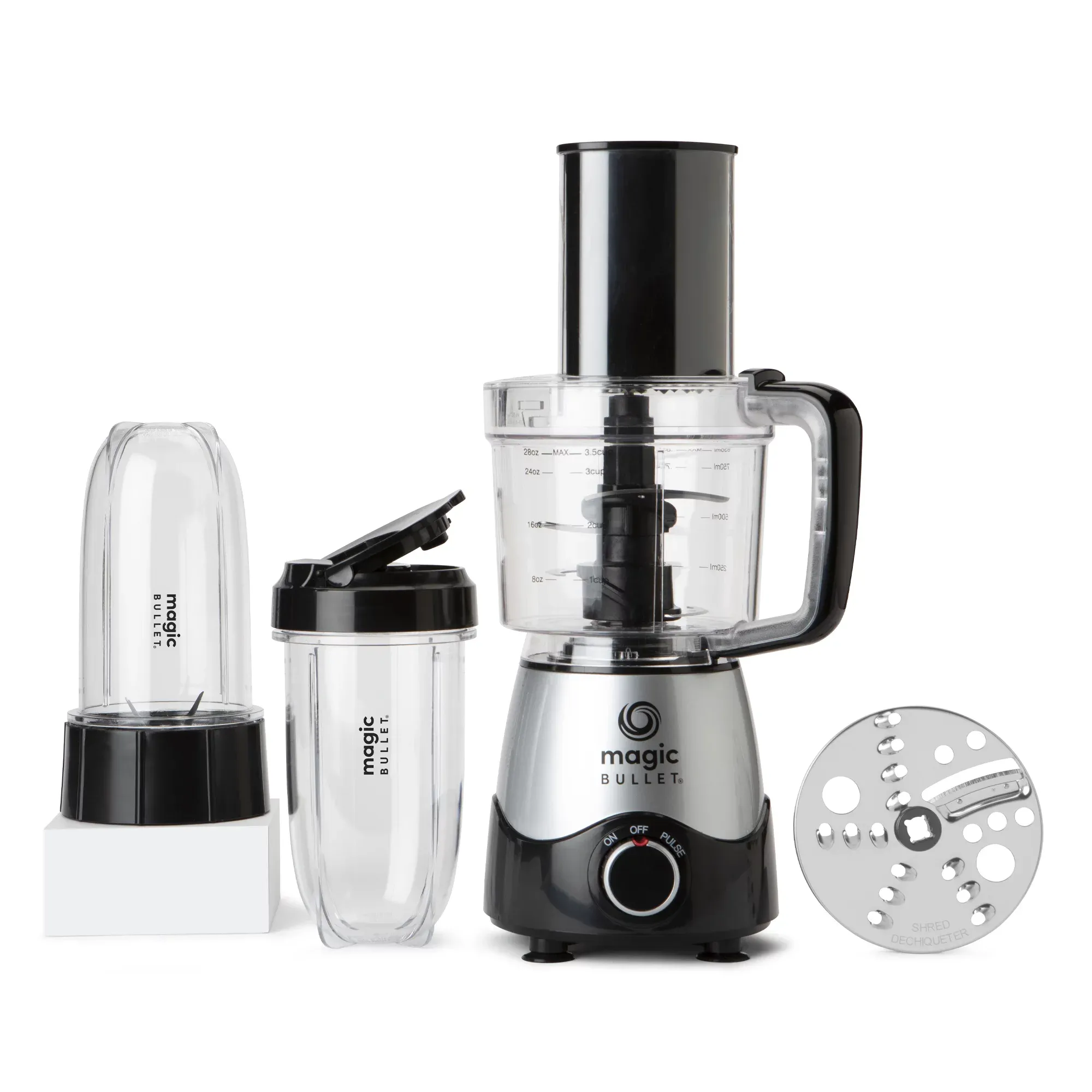 Magic Bullet MB50200 Kitchen Express Personal Blender and Food Processor， Silver