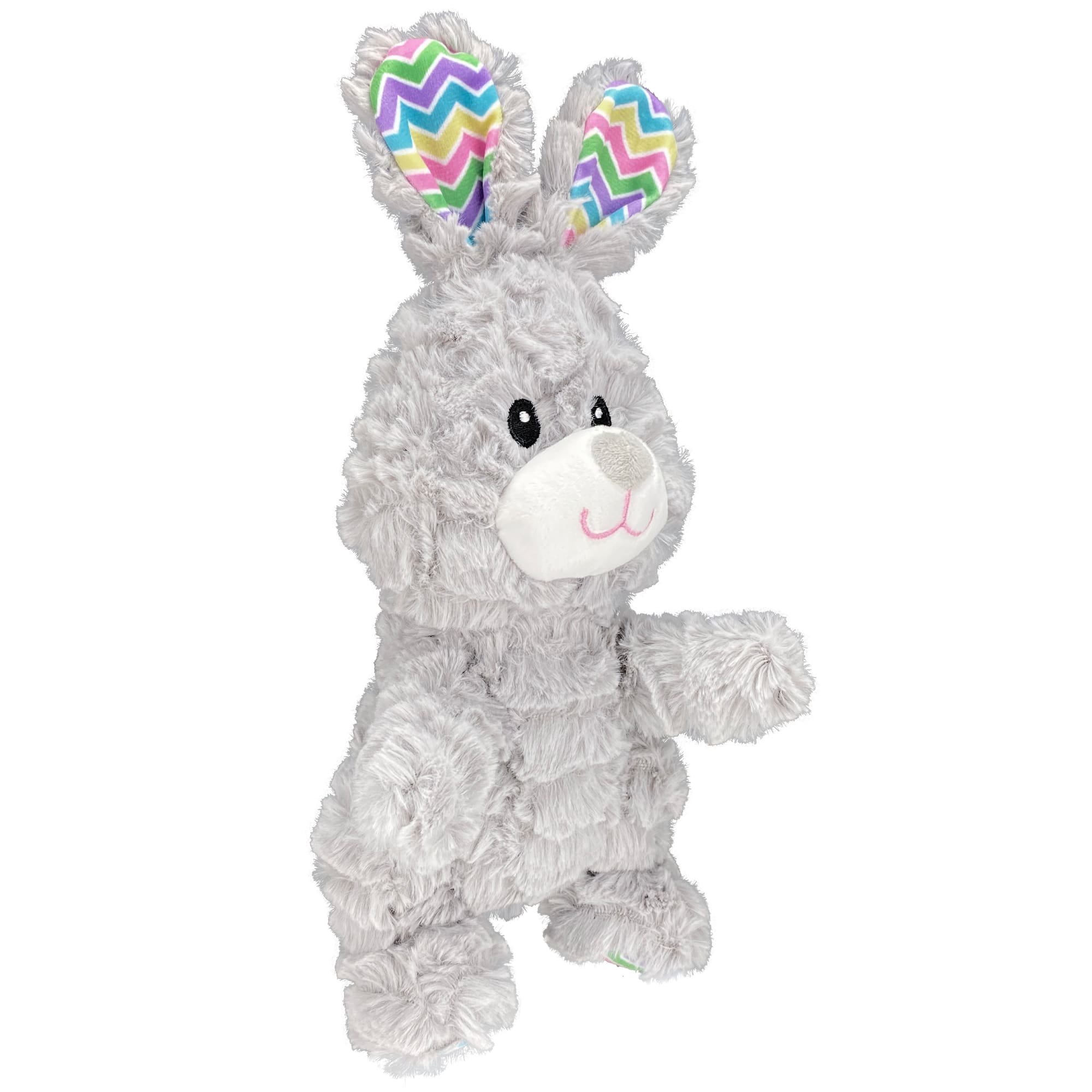 Multipet Wrinkleez Spring Bunny Dog Toy