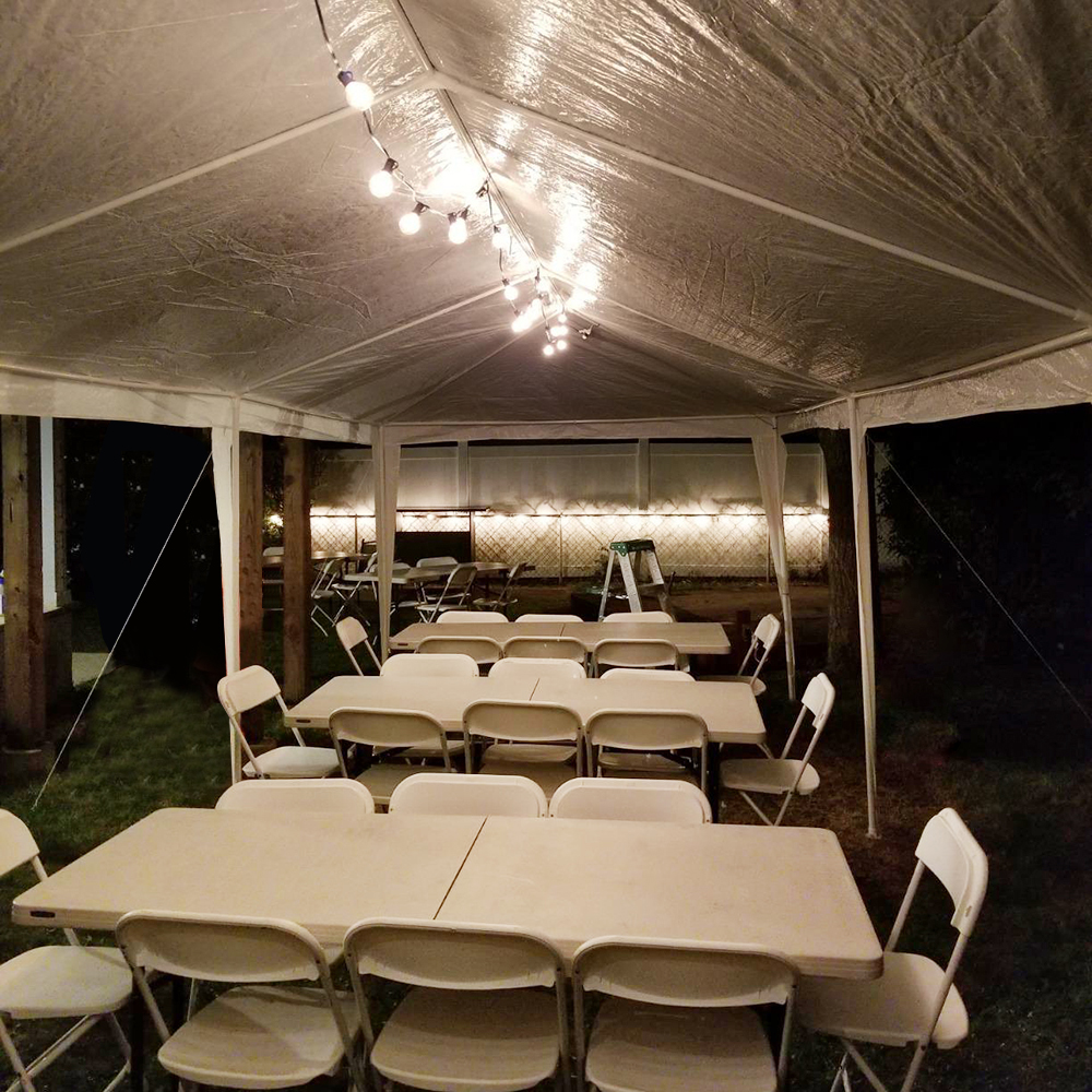 Ktaxon 10'x 20' Party Tent PE Gazebo Wedding Canopy w/6 Sidewalls